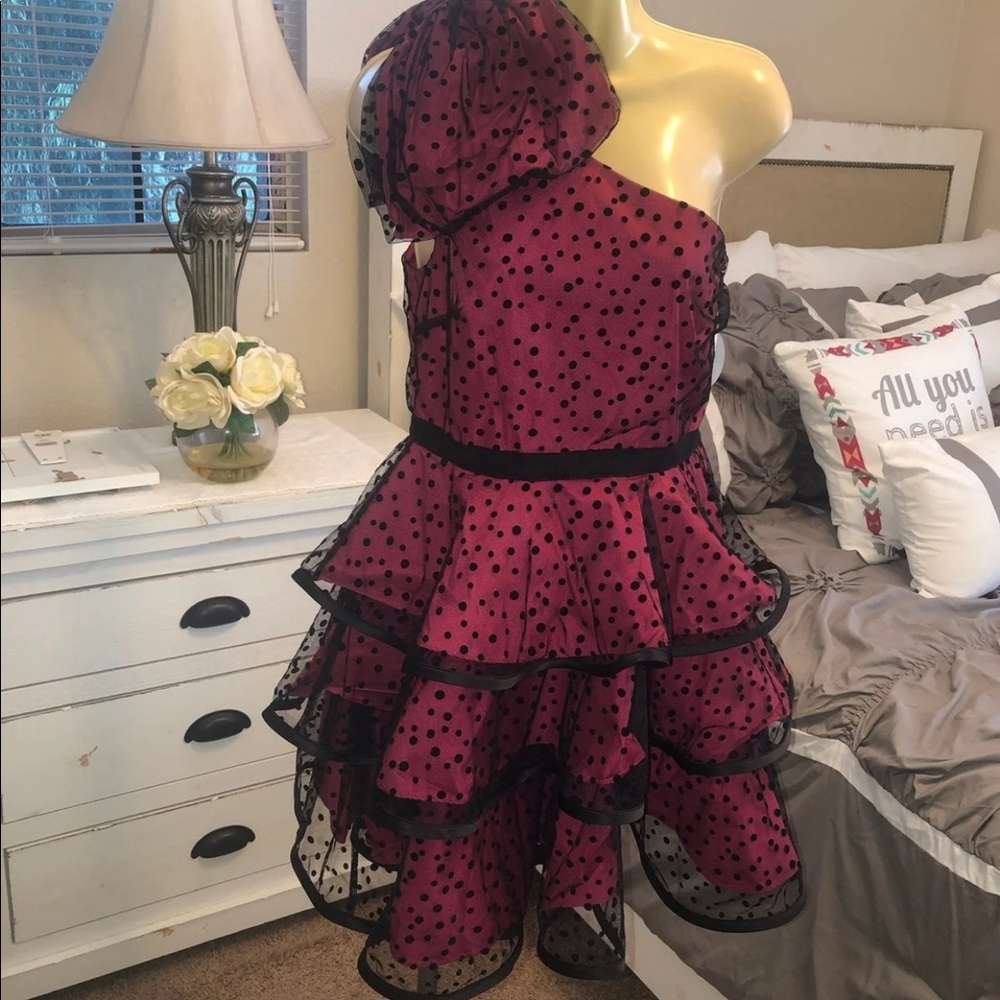 Super cute ruffle lace dress